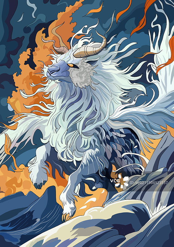 龙生九子-三子嘲风图片素材