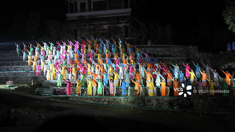 福建省南平市武夷山“印象大红袍”演出图片素材