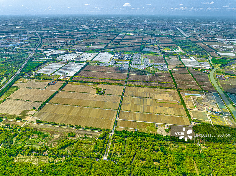 上海市松江区泖港镇黄桥村 黄桥智汇园 农村宅基地改革 农民集中居住 乡村振兴产业园区图片素材