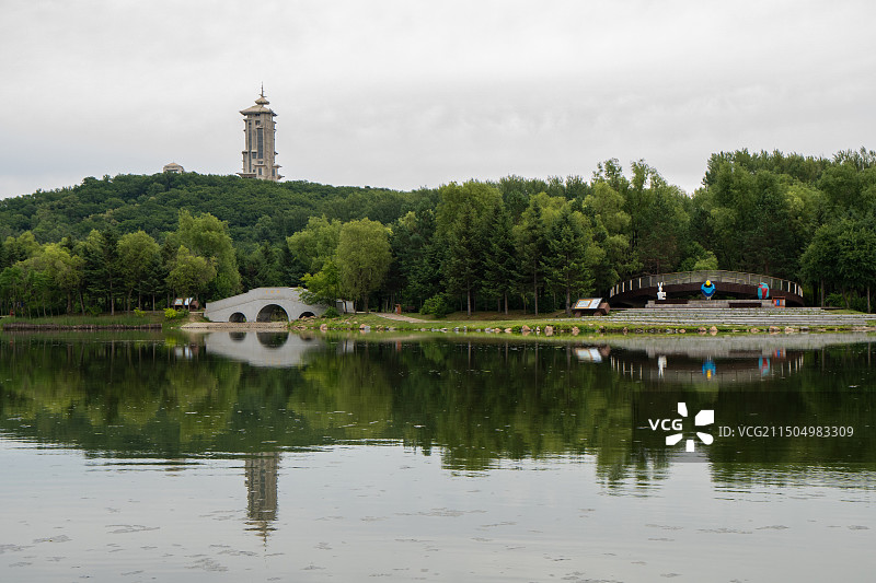 长春净月潭国家森林公园图片素材