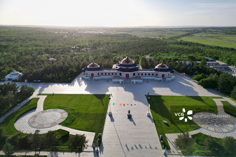 鄂尔多斯成吉思汗陵图片素材