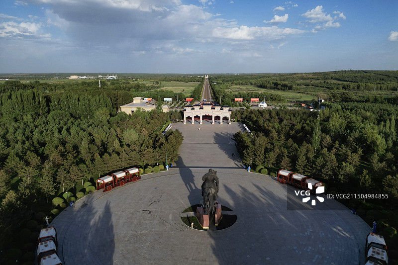 鄂尔多斯成吉思汗陵图片素材