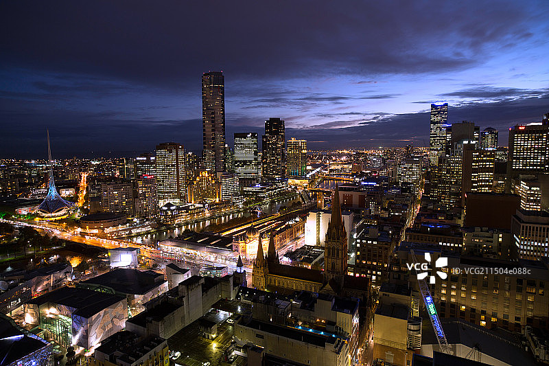 澳大利亚悉尼城市夜景图片素材