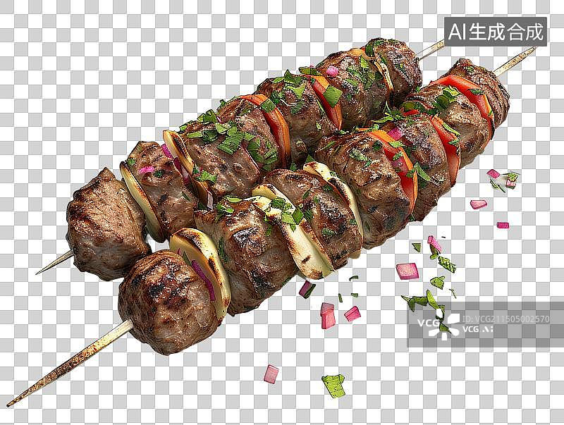 【AI数字艺术】烤串 淄博图片素材