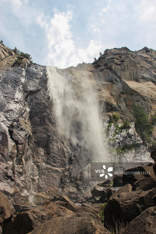 优胜美地国家公园大瀑布图片素材