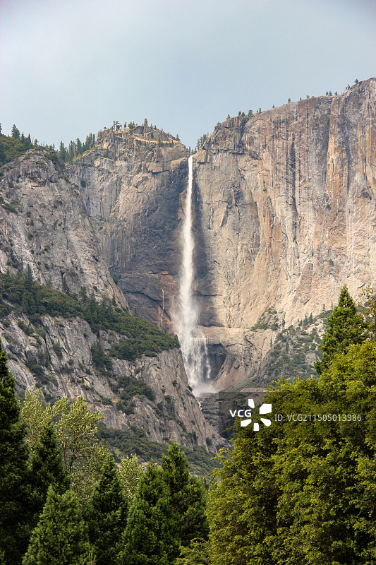 优胜美地国家公园大瀑布图片素材