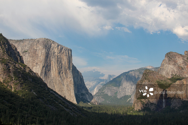 优胜美地国家公园地理风貌图片素材