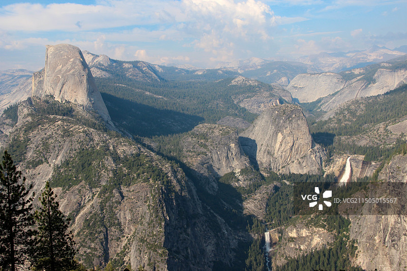 优胜美地国家公园地理风貌图片素材