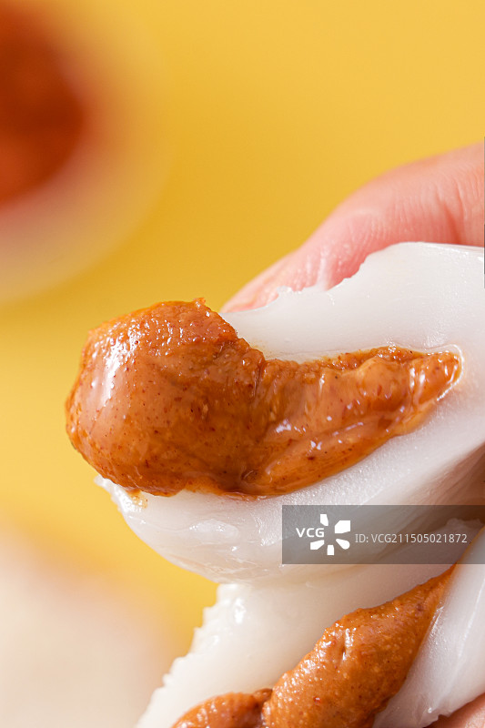 麻糍 水晶糍 花生味麻薯 糯米糍 花生酱 流芯麻薯 爆浆图片素材