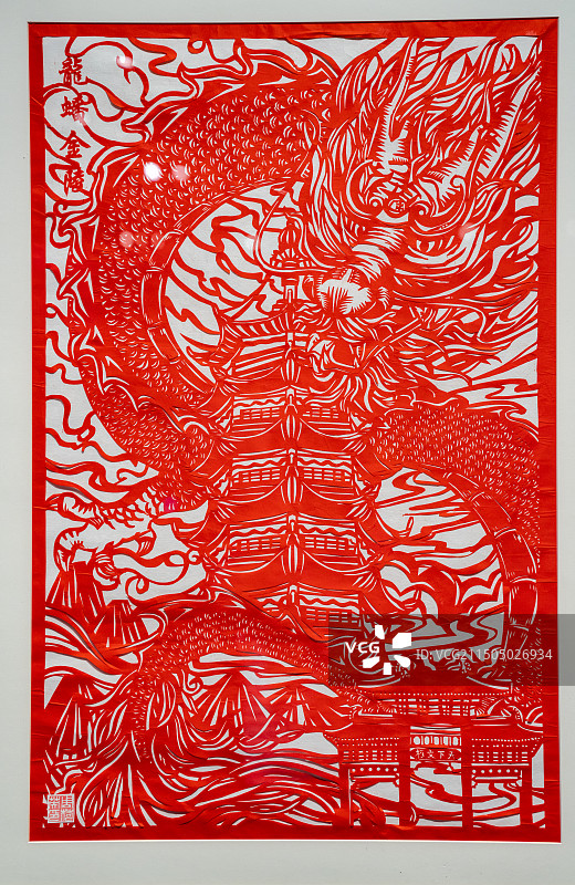 中国文化剪纸图片素材