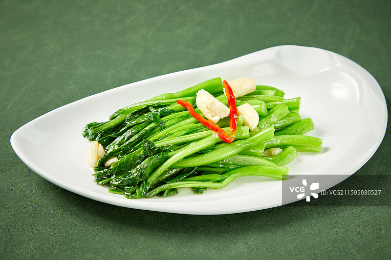 清炒芥兰图片素材