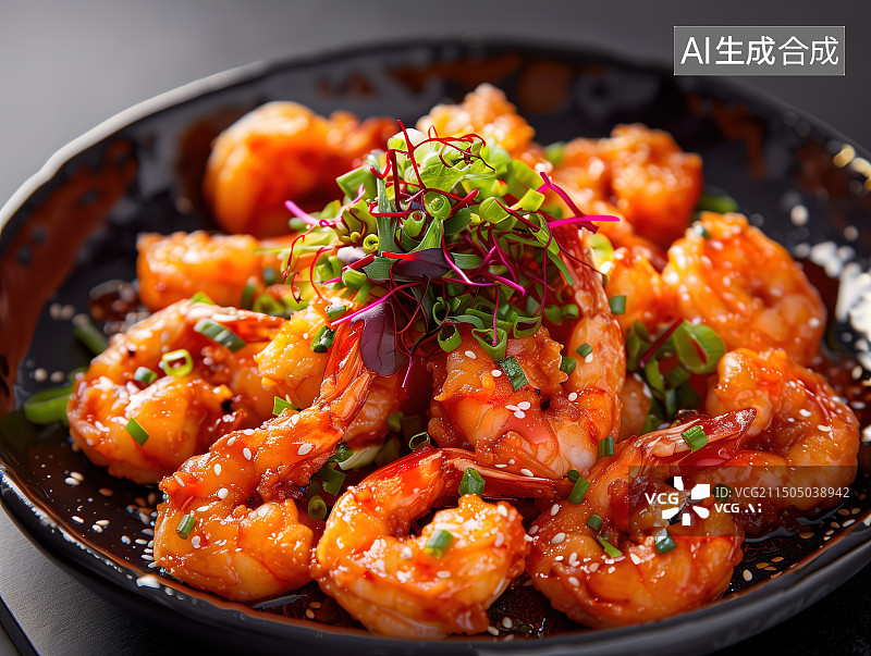 【AI数字艺术】美食：小龙虾图片素材