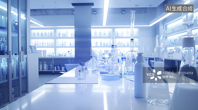 【AI数字艺术】实验室仪器摄影图片素材