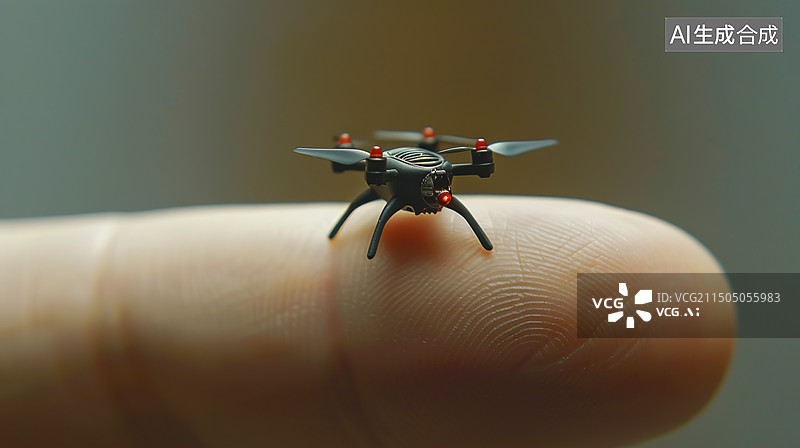 【AI数字艺术】微型无人机图片素材