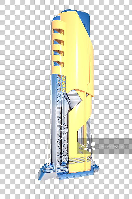 城市建筑群3D渲染图片素材