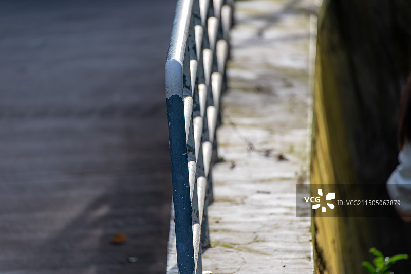 光影栏杆图片素材