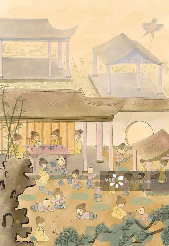 忆童年图片素材