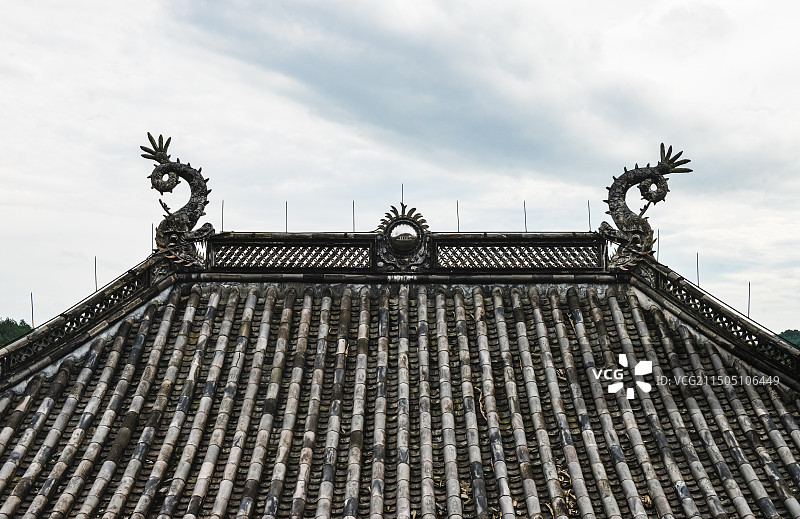 浙江省台州市天台县桐柏宫, 道教建筑风景图片素材