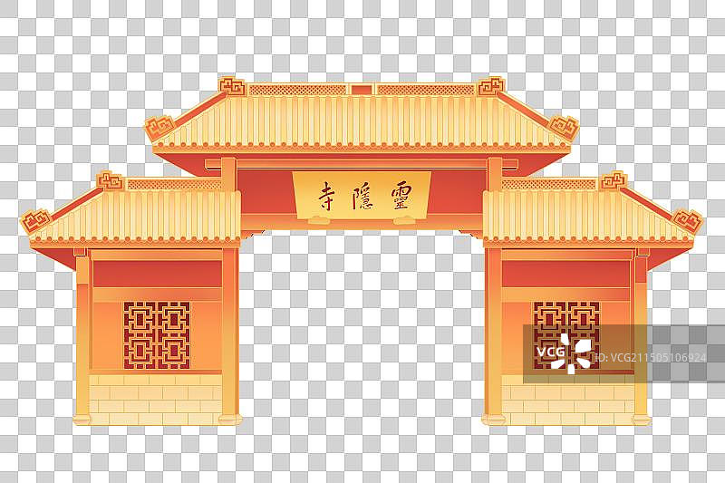 杭州灵隐寺图片素材