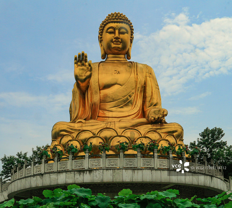 华岩寺金佛图片素材