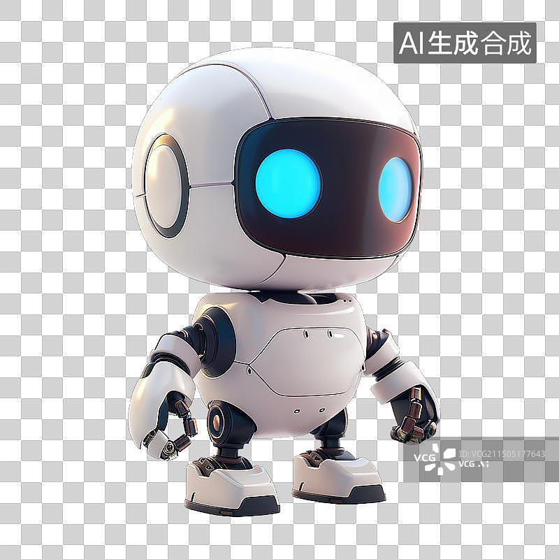 【AI数字艺术】智能机器人图片素材