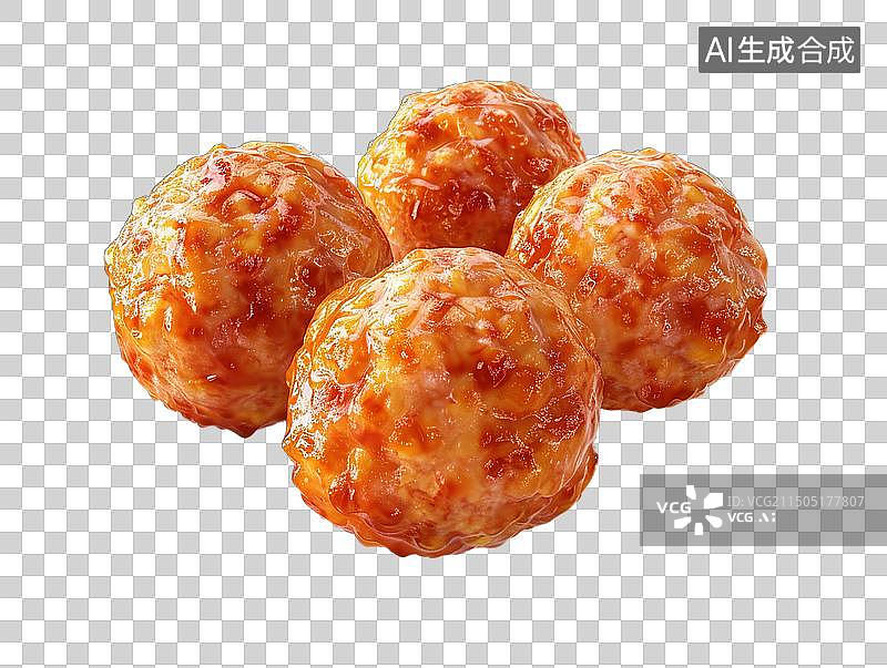 【AI数字艺术】四喜丸子 撒尿牛丸图片素材