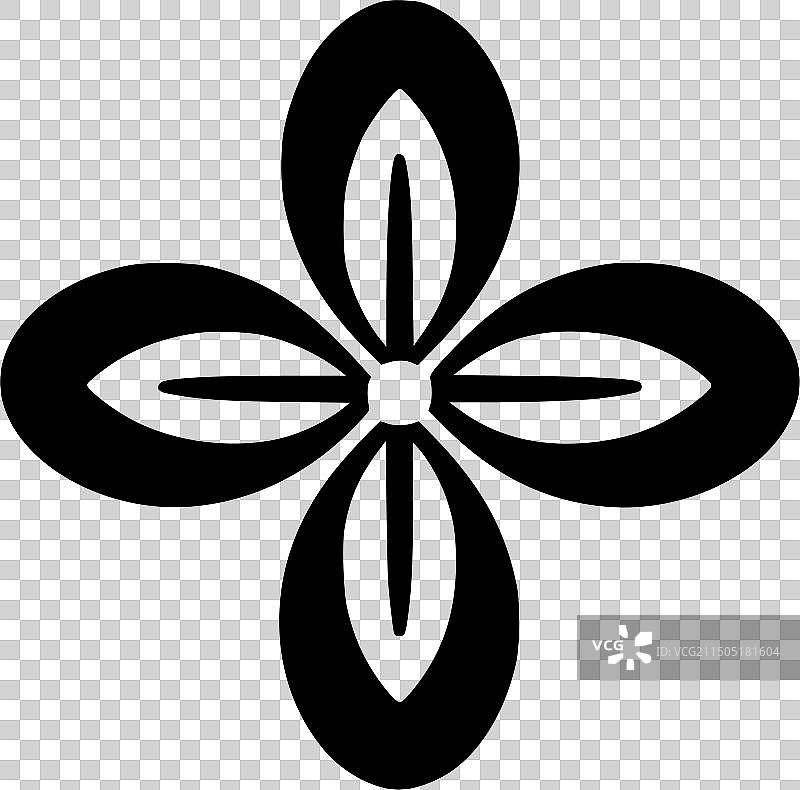 简约扁平风雏菊logo图片素材