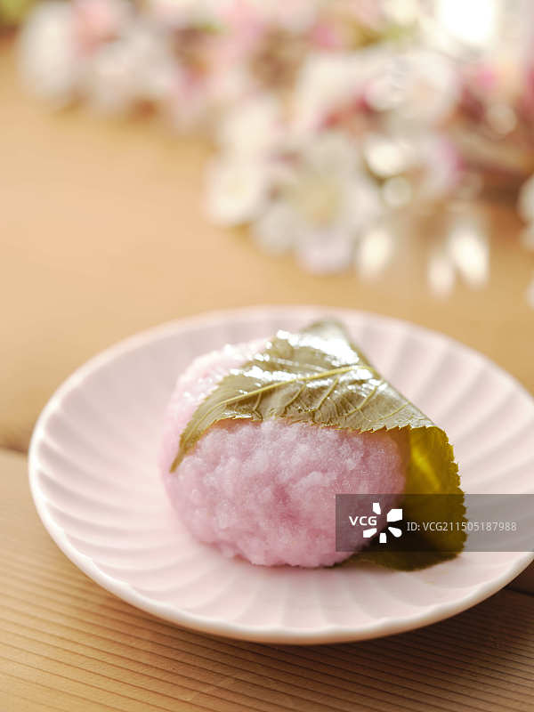 樱花糯米糍（樱花年糕）图片素材