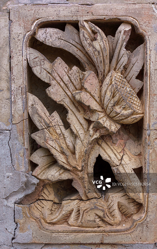 河北唐山清东陵菩陀峪定东陵(慈禧陵)石雕装饰图片素材