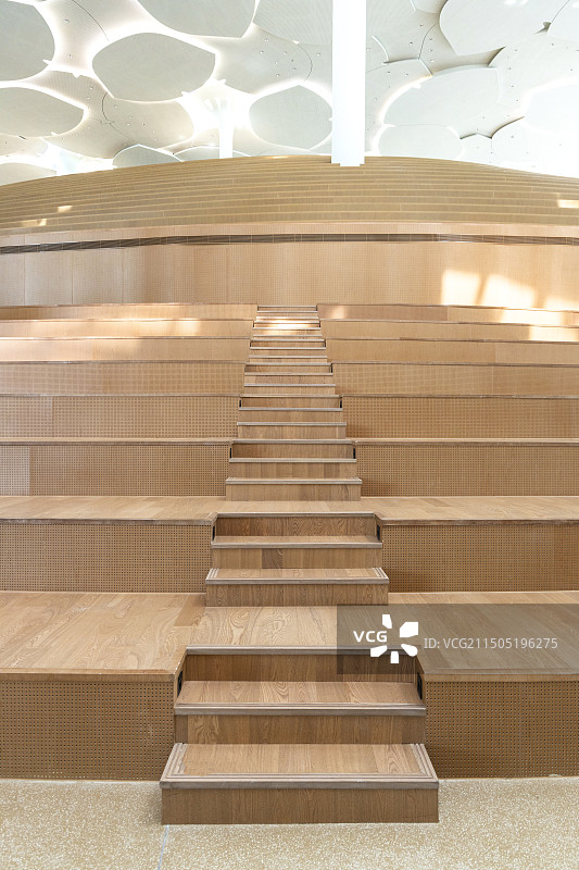 北京城市图书馆，北京副中心、通州区的三大文化建筑之一室内场景图片素材