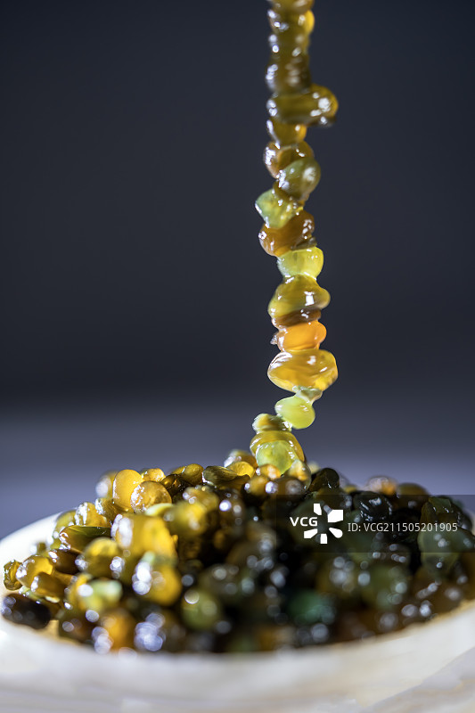 国家地理标志产品绿色珍珠稀世臻品：湖北鹤峰葛仙米图片素材