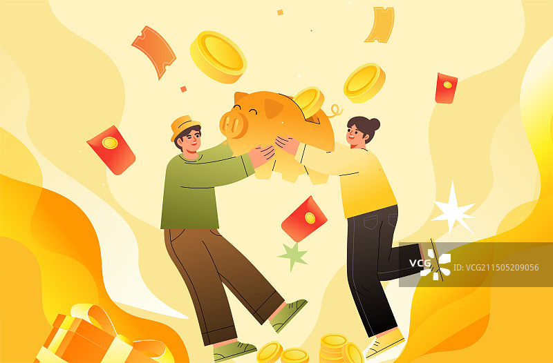 金融礼物红包图片素材