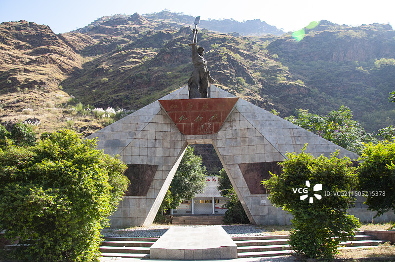 禄劝县皎平渡红军渡江纪念碑图片素材