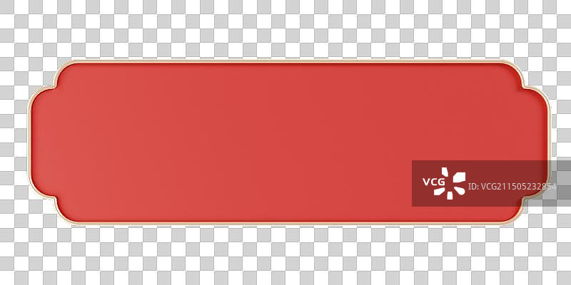 3D渲染的中国风边框素材图片素材