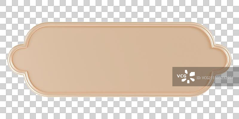 3D渲染的中国风边框素材图片素材