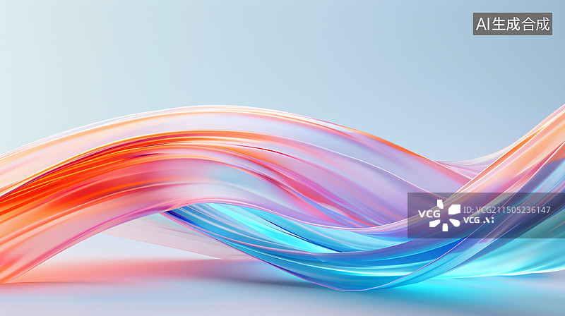 【AI数字艺术】蓝色会议kv主视觉活动主画面背景设计图片素材