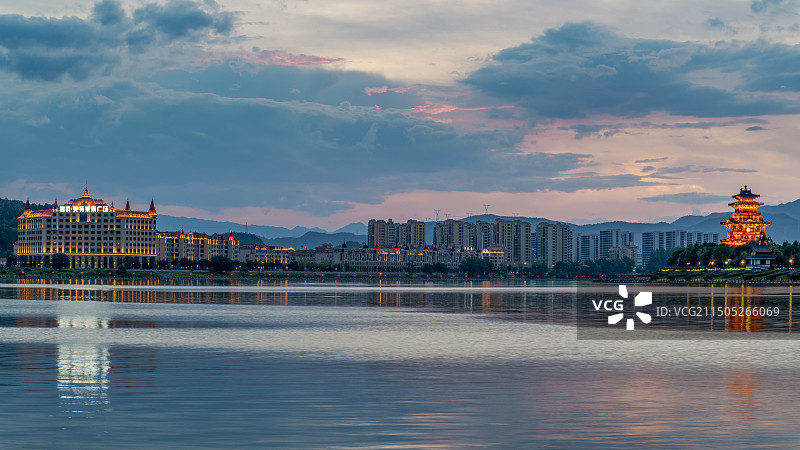 丽水-锦侨-奥特莱斯广场&应星楼图片素材