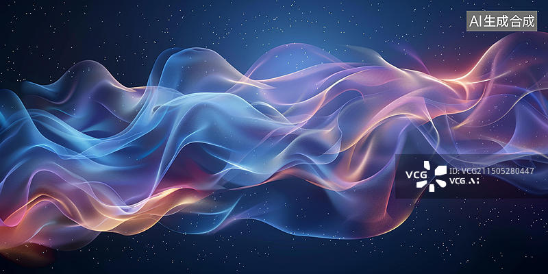 【AI数字艺术】七彩祥云的AI图片图片素材