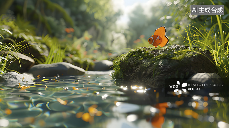 【AI数字艺术】卡通动物世界图片素材