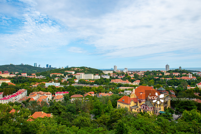 青岛信号山 德国总督官邸 迎宾馆图片素材