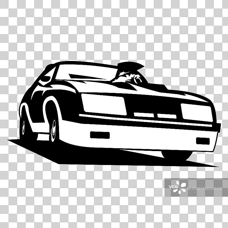 1973年福特鹰gt复古车图片素材