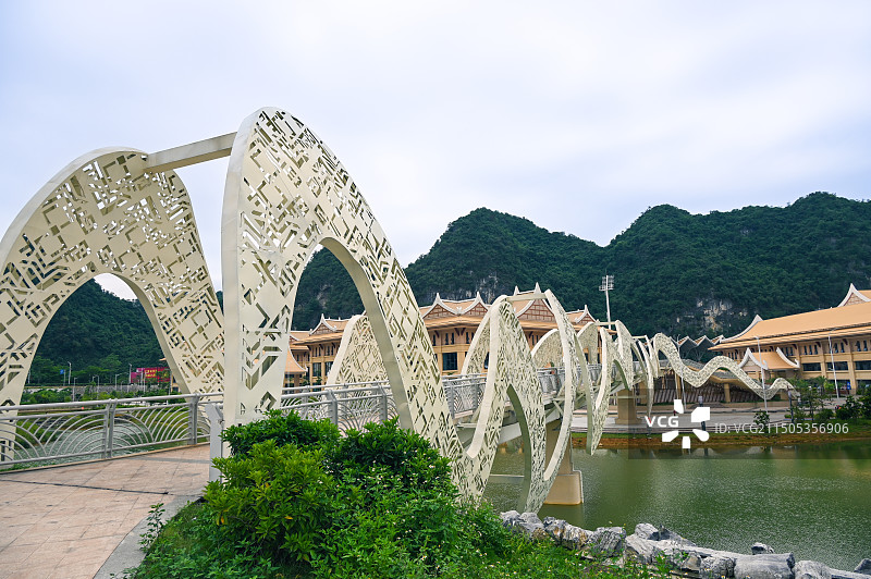 崇左市凭祥市友谊关景区图片素材