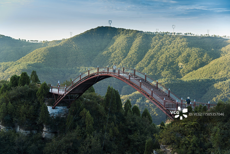 陕西省铜川市印台区金锁关景区风光图片素材