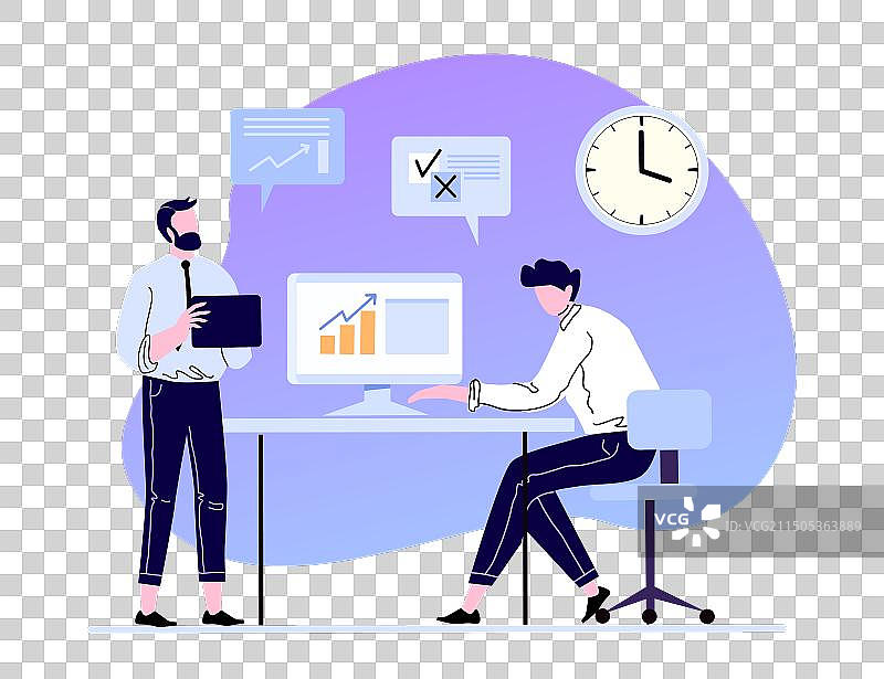 专业商务沟通和工作图片素材