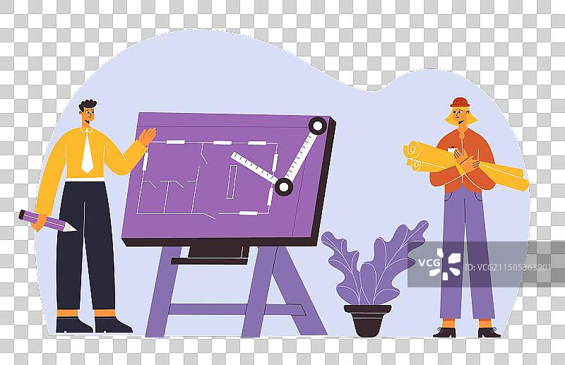 建筑工程师和建筑师图片素材