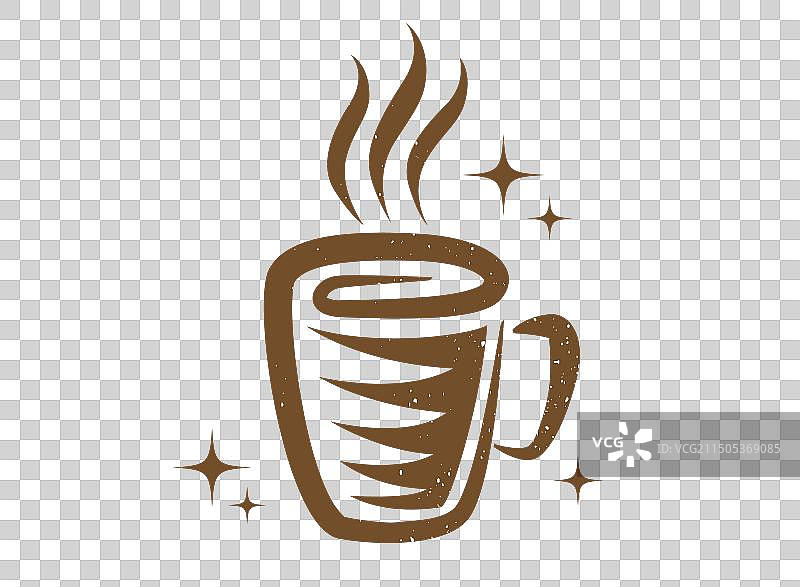 一杯复古咖啡或茶图片素材