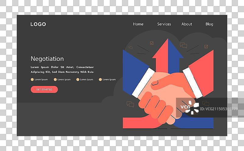 夜间模式网络登录页面谈判图片素材