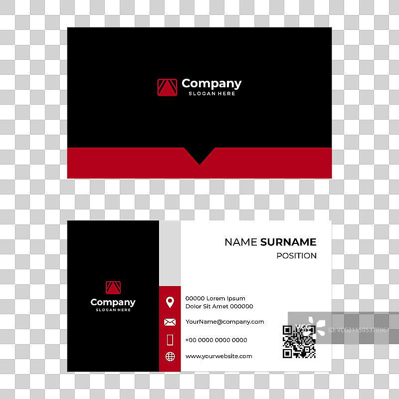 现代企业名片设计图片素材