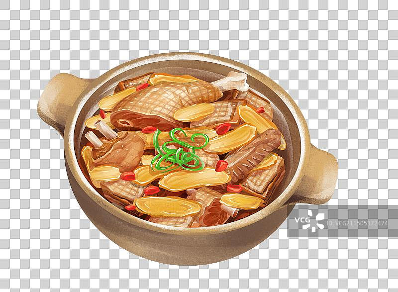 泉州姜母鸭插画元素图片素材