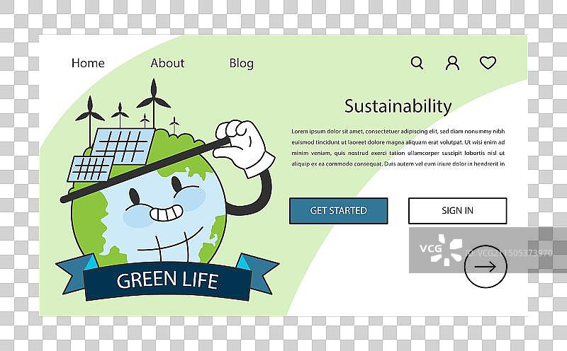 世界纯素食日可持续生活笑脸星球图片素材